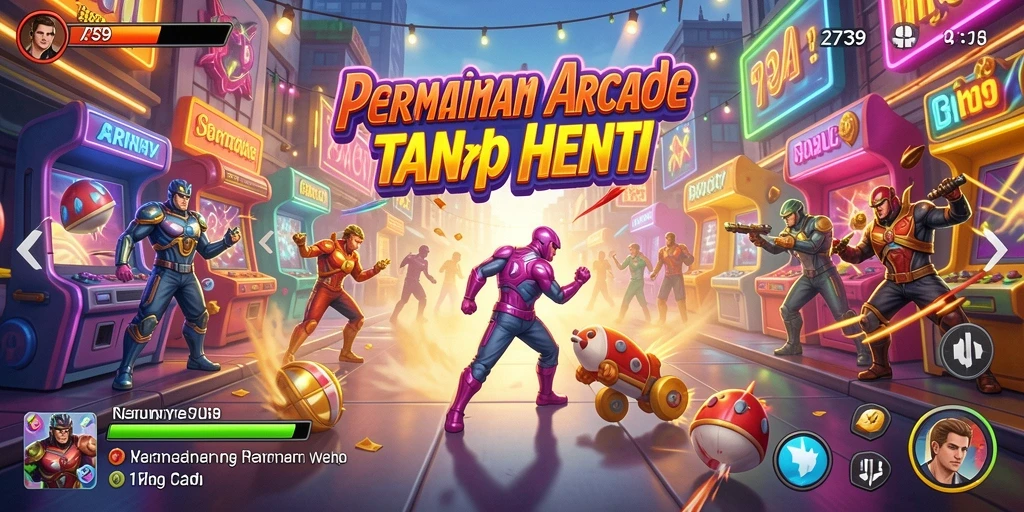 Tampilan gameplay seru dan penuh aksi dari game Arcade 2739.