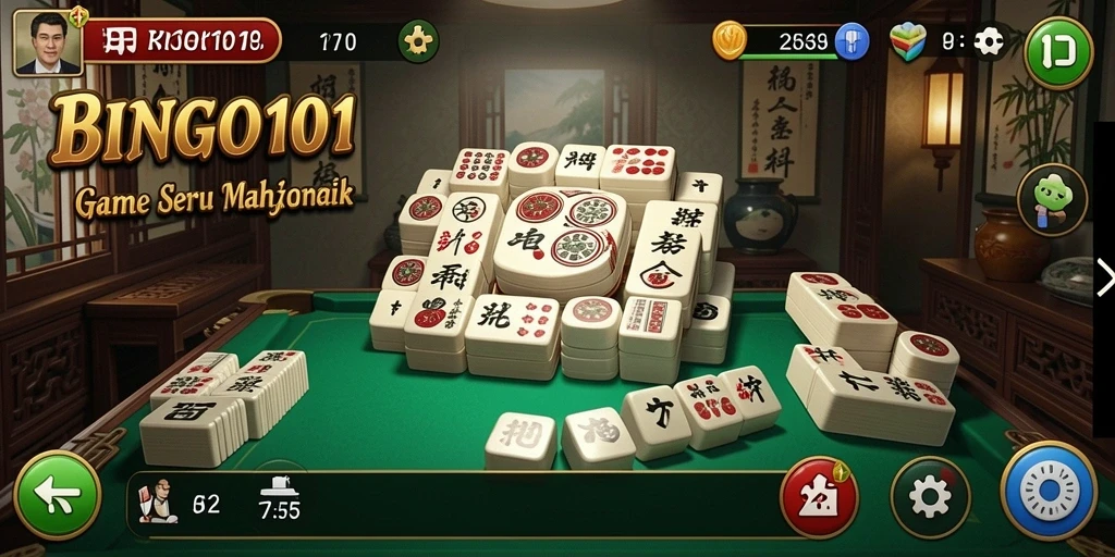 Gameplay seru BINGO101 dengan grafis Mahjong yang menawan.
