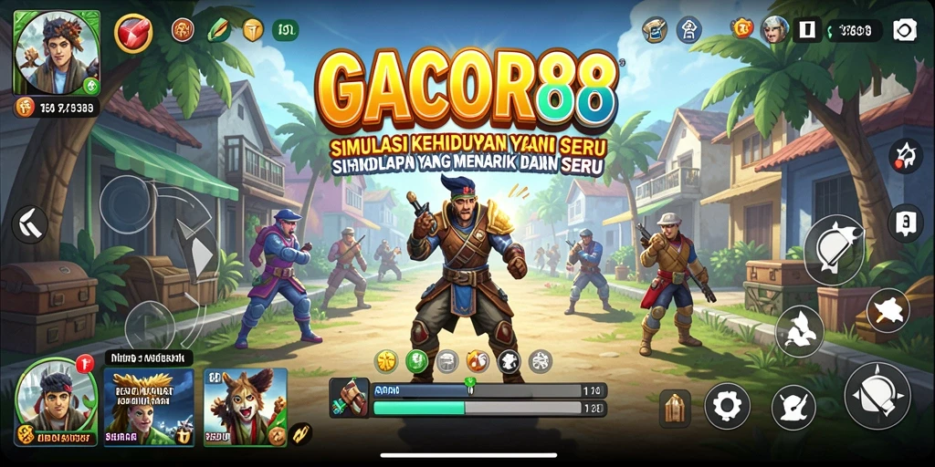 Tangkapan layar menampilkan gameplay simulasi yang menarik dan seru.