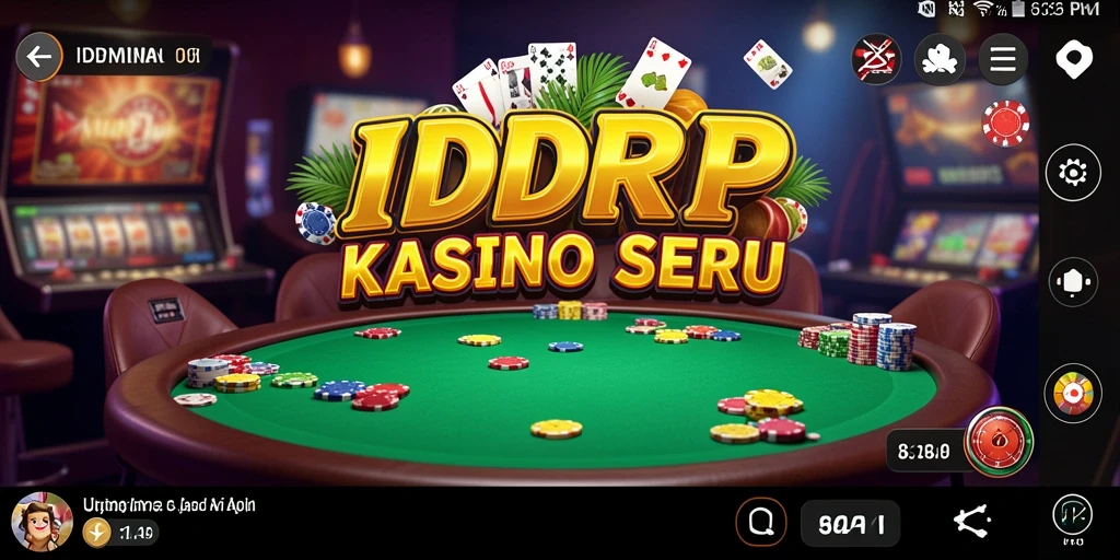 Tampilan gameplay seru saat bermain IDRRP di kasino.