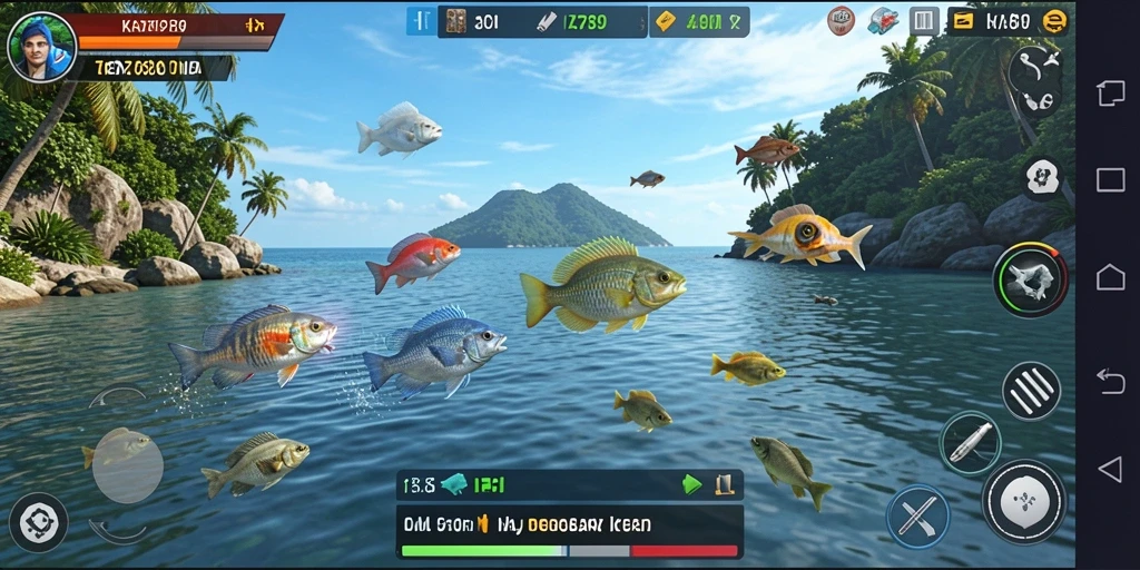 Tampilan gameplay KA789 yang menarik dengan aksi menembak ikan.