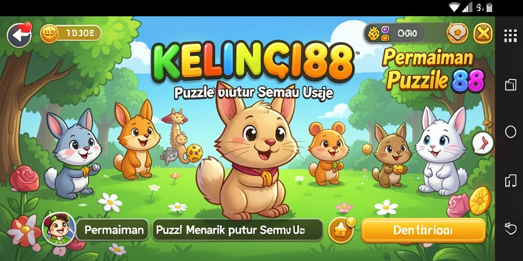 Tampilan gameplay KELINCI88 dengan puzzle yang menarik dan menantang.