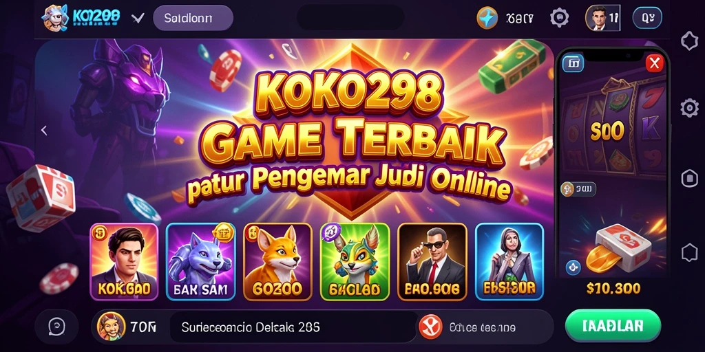 Tampilan gameplay KOKO288 yang menakjubkan dan menarik.