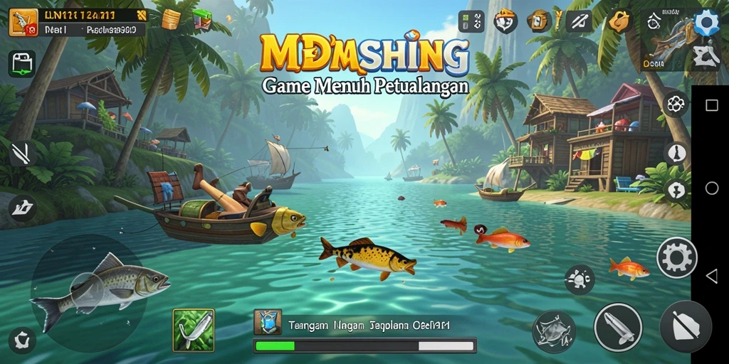 Tampilan gameplay LDN11 yang menggugah selera memancing.