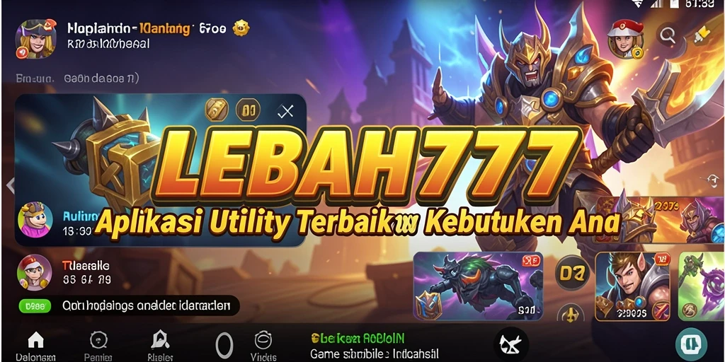 Tampilan antarmuka LEBAH777 yang sederhana dan fungsional.