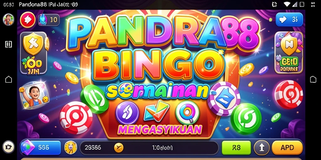 Tampilan gameplay seru PANDORA88 dalam permainan Bingo.