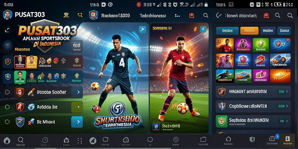 Tampilan gameplay Sportsbook PUSAT303 yang menarik dan interaktif.