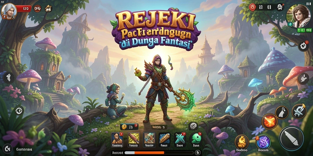 Screenshot utama REJEKI menampilkan aksi seru dalam gameplay petualangan.