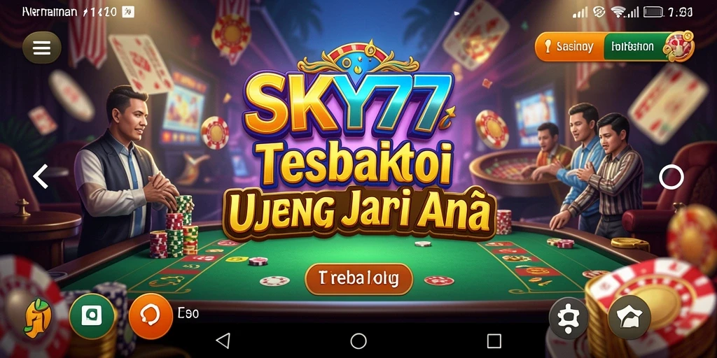 Tampilan gameplay Kasino yang mendebarkan dan interaktif.