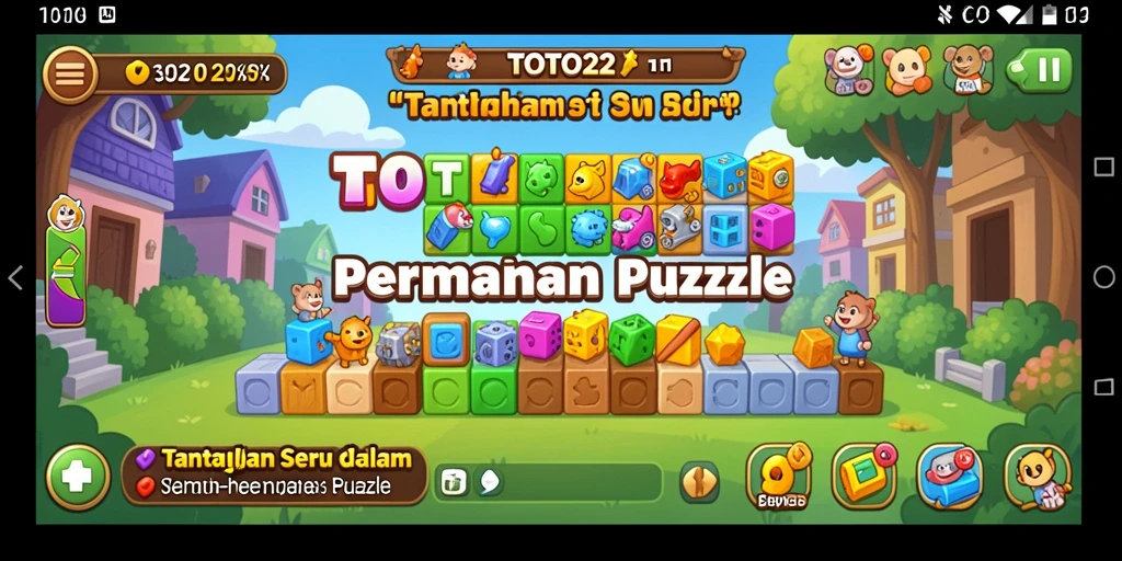 Tampilan gameplay TOTO22 yang menarik dengan berbagai puzzle menantang.