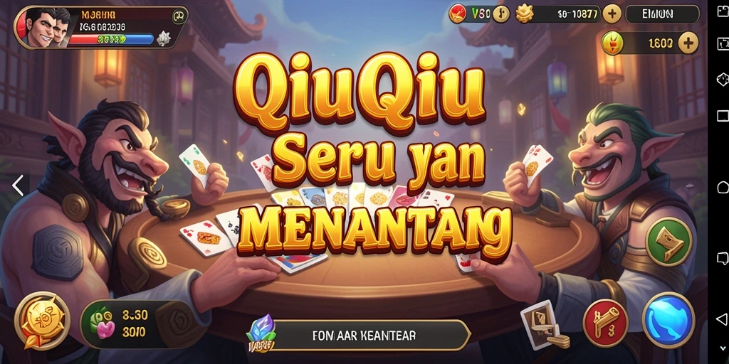 Tampilan gameplay QiuQiu yang mengasyikkan dan interaktif.